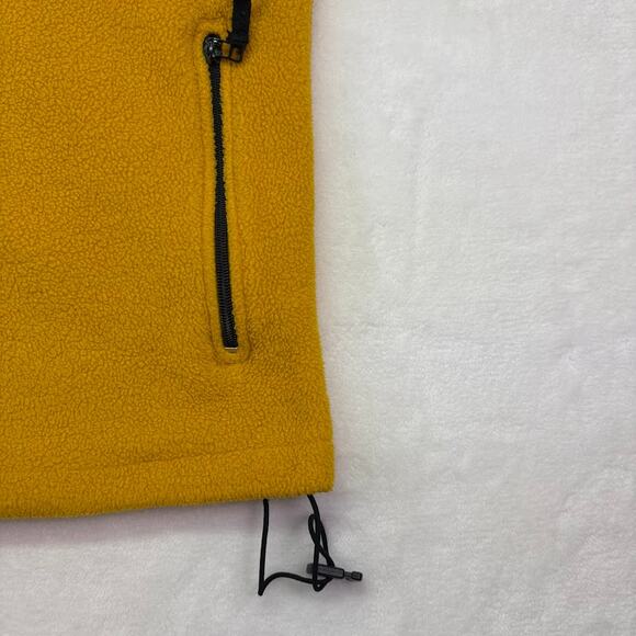 KMART Basic Editions Big Man Yellow Gold Fleece Full Zip Vest Size XXL 2XL - Picture 3 of 9